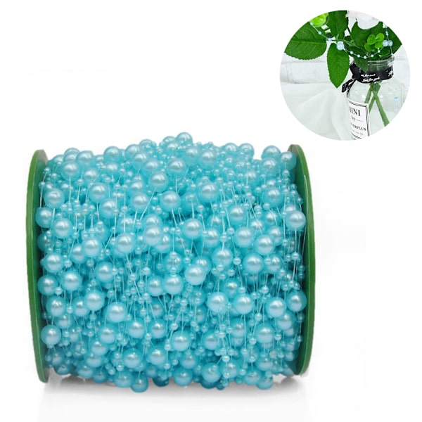75m Pearl String Beads, Fishing Line Aritificial Pears Plastic