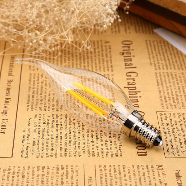Energisparande E14 4W Retro Vintage Filament Glödlampa Ljus