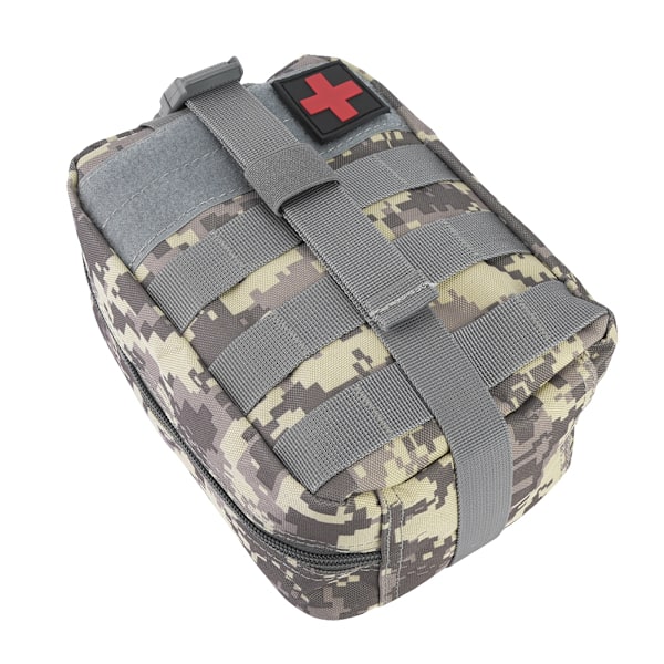 ACU Camo Taktisk Ficka, Slitstark Tredelad Design Med Vattenresistent Skydd För Snabb Första Hjälpen
