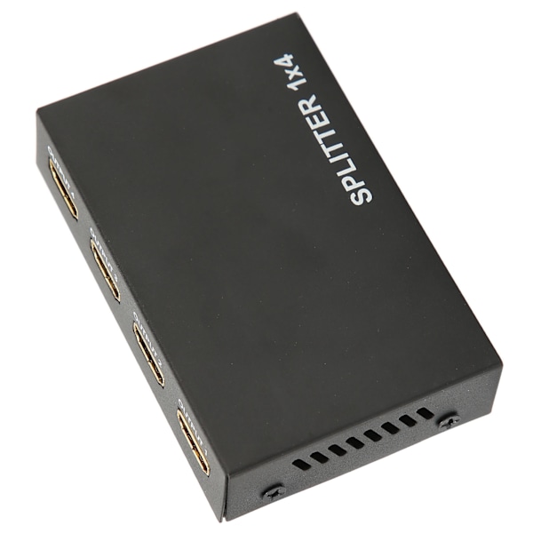 HD Multimedia Interface Splitter 1 in 4 Ut 1080P Spegelskärm Videodelningsadapter för Hemma Bio 100-240VEU-kontakt
