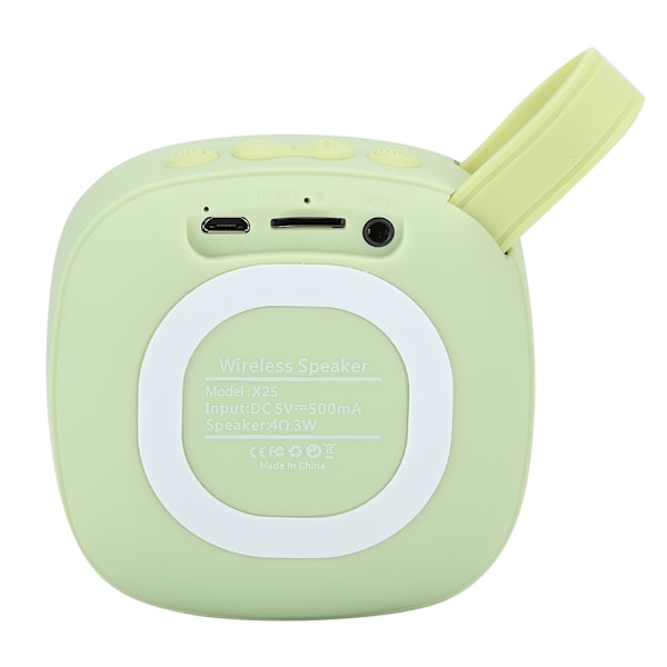 Mini Portabel Bluetooth-högtalare Inomhus Utomhus Stereo Ljudspelare Stöd TF-kort