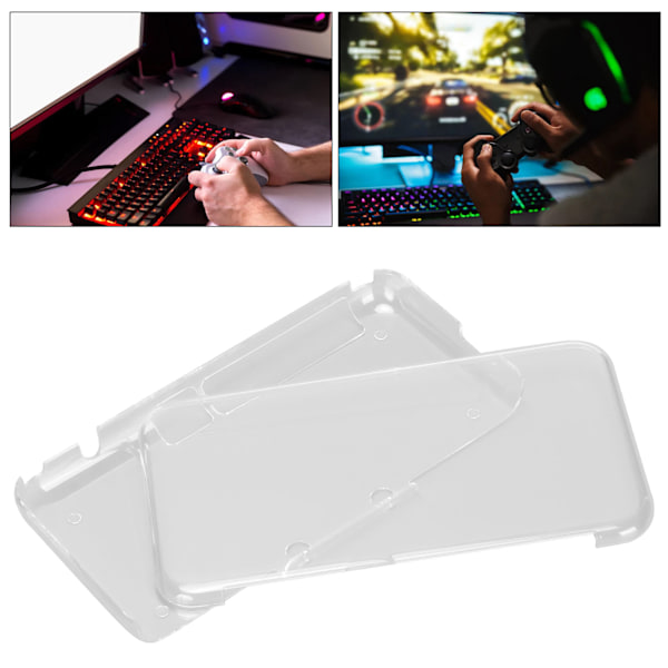 Kristallklart Design Skyddsfodral, Högkvalitativt Material Transparent Hårt Skal Maximalt Skydd för Nintendo 3DS XL LL (Inte Kompatibelt med New)