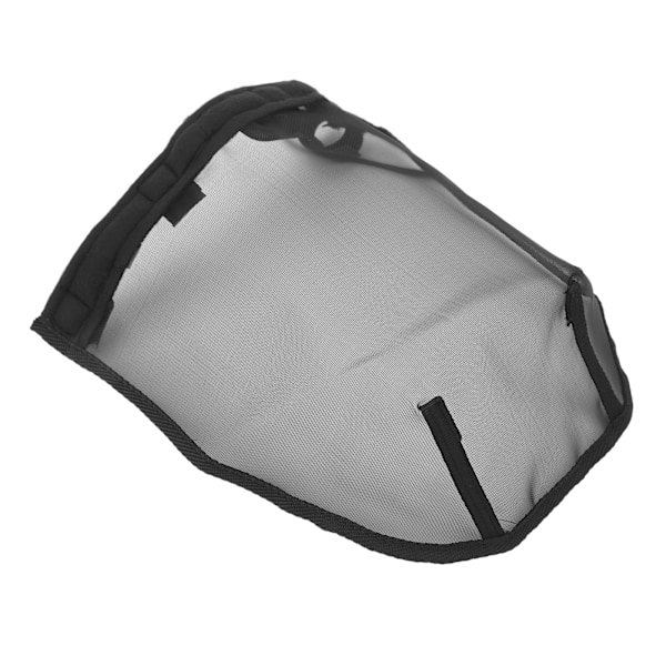 Skyddande flugmask för häst, fint nätmaterial andas nätskydd förhindrar dammstörning för en stressfri ridtur, bekväm och användarvänlig (L)