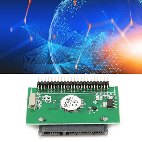 Adapterkort SATA till IDE 44 Pin 1.5Gbs Hona till Hane Hårddisk Konverterare Läsare Datortillbehör