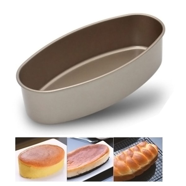 Oval Nonstick Bakplåt Brödform Ostkaka Form