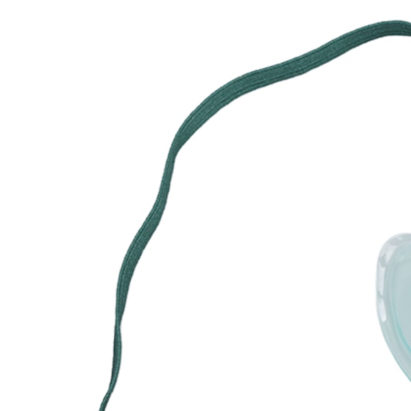 Näsgrimma, mjukt material böjd nässpets för andningshjälp, bekväm passform lätt slang, universalkoppling för nebulisatorer,
