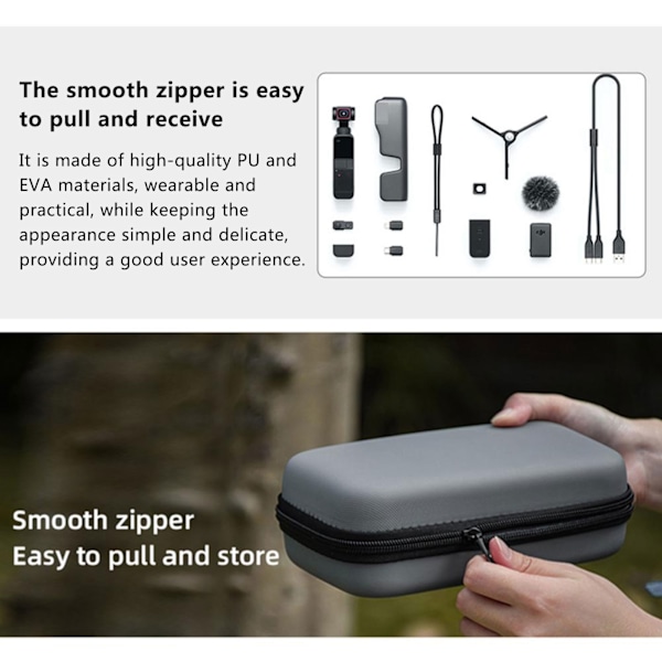 Bärbar Stöttålig Förvaringsväska för OSMO POCKET 2 Stabilisatorkamera Tillbehörspaket