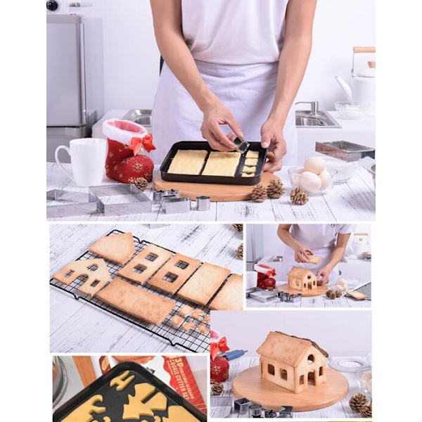 14 Stück Plätzchen Ausstechformen Weihnachten