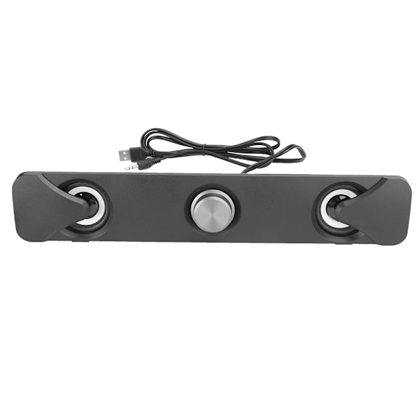 SADA V‑110 Trådbunden Tung Bas Hem Soundbar Skrivbord Liten Subwoofer Högtalare Svart
