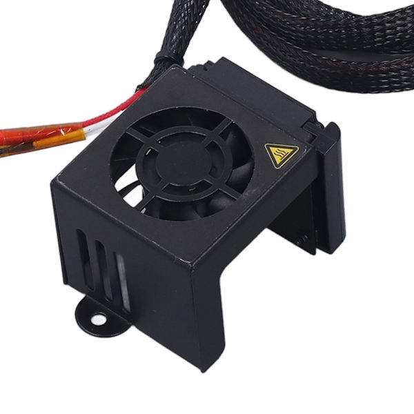 3D-skrivar Hotend Uppgraderingskit Lång Distans Hot End Munstycke Uppvärmningsblock och Rörset för Ender 3