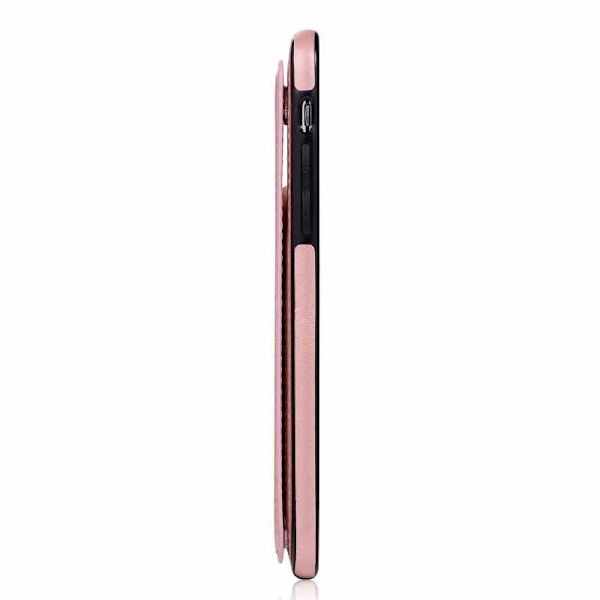 iPhone X Stöttåligt Skal Korthållare 3-FACK Flippr V2 - Rosenguld Rosa guld