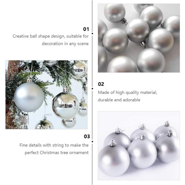 Christmas Ball Ornaments Set Xmas Tree Seasonal Decorations for