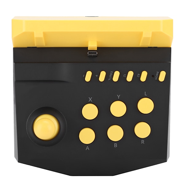 ABS Gul Klassisk Rocker Spelkontroll Joystick Gamepad Tillbehör för Switch/switch lite Gul