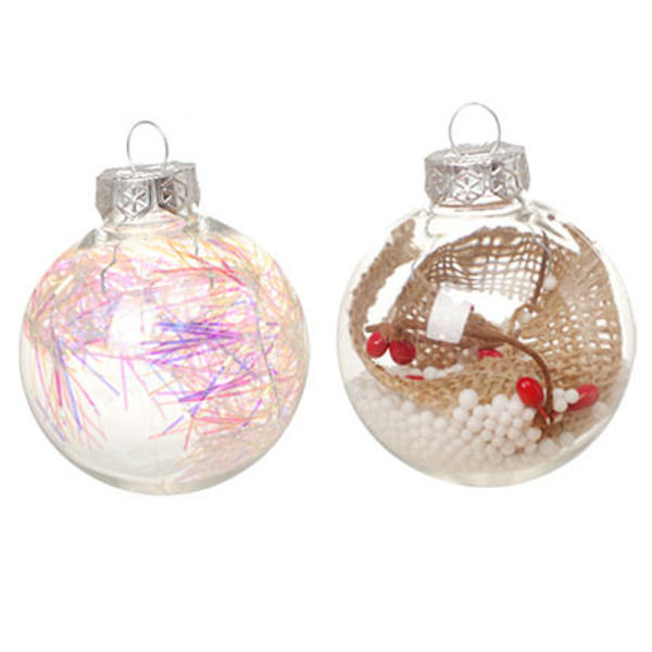 Plastic Christmas Tree Hanging Ornaments Ball, for New Years
