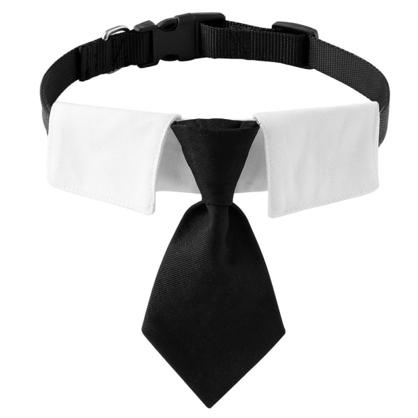 Adjustable Dog Neck Tie Collar Dog Collar with Necktie Wedding