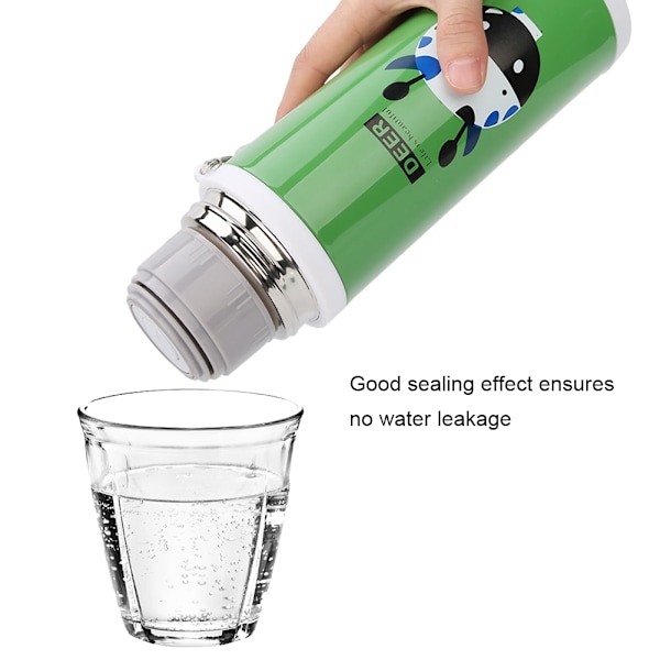 500ml Cartoon Pattern Vakuumkopp Bärbar Rostfritt Stål