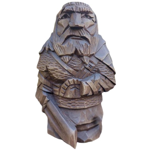 Odin Thor Resin Viking Staty Konst Hantverk Prydnader för Hemmet