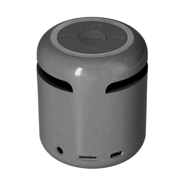 JM01 BT Klockradio Multifunktionell Justerbar Portabel BT Klockradio med LED-Skärm Svart
