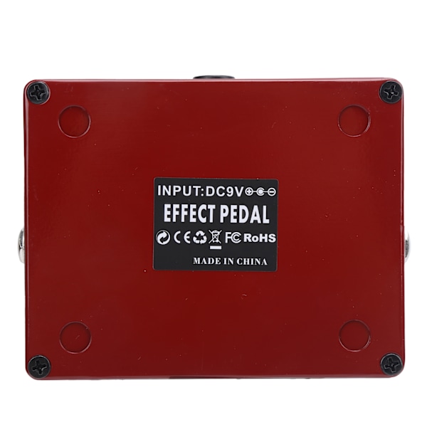 Distortion Delay Gitarr Effektpedal Digital med 3 Lägen CP‑68 DC9V Musiktillbehör