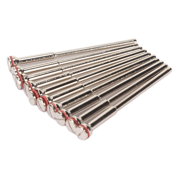 10 st Tandläkarborr Mandrel Rostfritt Stål Hög Hårdhet Tandtekniskt Lab Poleringsskaft 4,6 cm