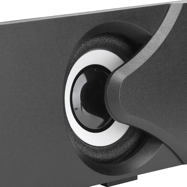 SADA V‑110 Trådbunden Tung Bas Hem Soundbar Skrivbord Liten Subwoofer Högtalare Svart