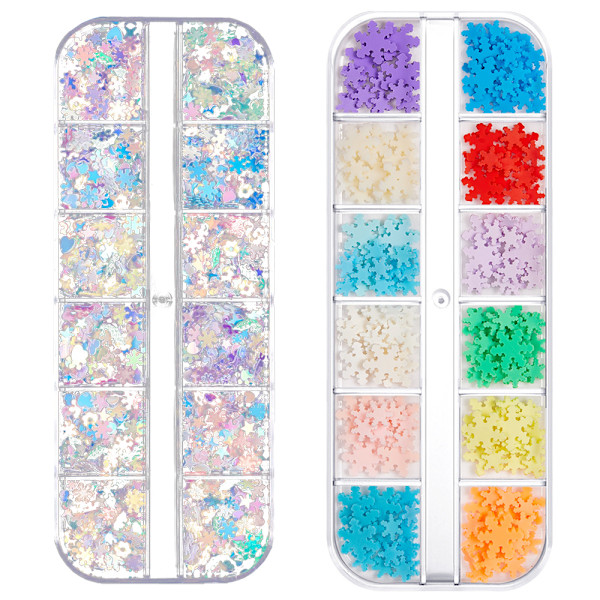 Colored Sequins Nails Art, Glitters Thin Paillette Flakes