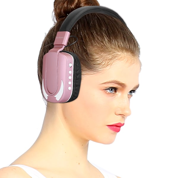 BS770 Huvudmonterade Hörlurar Trådlöst Bluetooth Headset Vikbara Sport Portabla Tillbehör (Rosa)