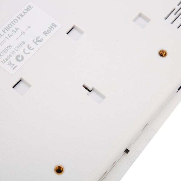 Digital fotoram 15,4 tum 1280x800 Full HD Timing Elektronisk bildram med fjärrkontroll 100‑240VUS-kontakt