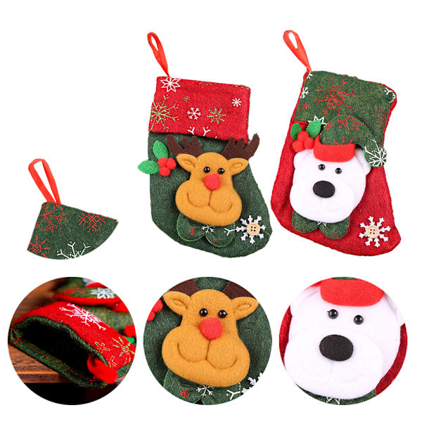Christmas Stockings, Xmas Hanging Socks for Home Fireplace Tree