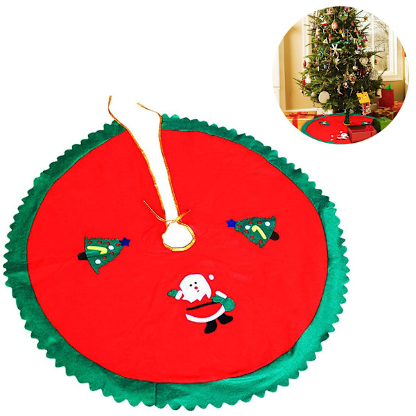 Weihnachtsbaumdecke,90 cm Weihnachtsbaum Röcke, Rund, für