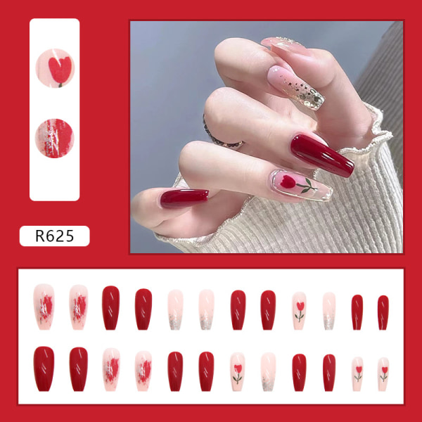 Joefnel Press on Nails  Europeiska falska naglar Press on Nails UV