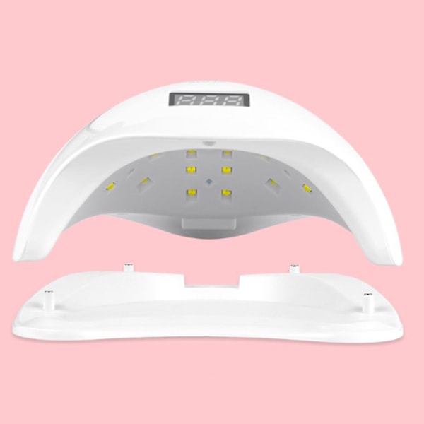 Nagellampa Snabbtorkande 4 Timers UV LED Nagellackstork för Händer Fötter EU-kontakt 220V 48W