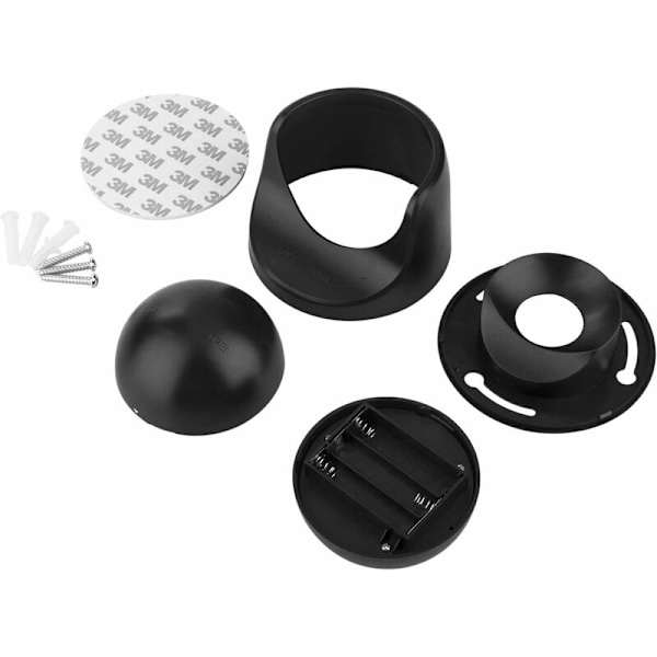 Utomhusvägglampa med rörelsesensor LED utomhuslampa batteridriven trådlös belysning 360 graders rotation och lutning