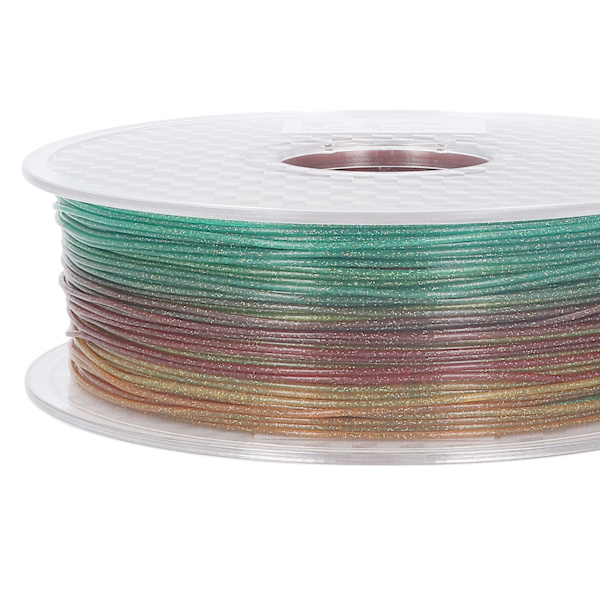 3D-skrivarfilament 1.75mm Multicolor Silke PLA Filamentpaket Hög Transparens God Styrka Påfyllningsfilament