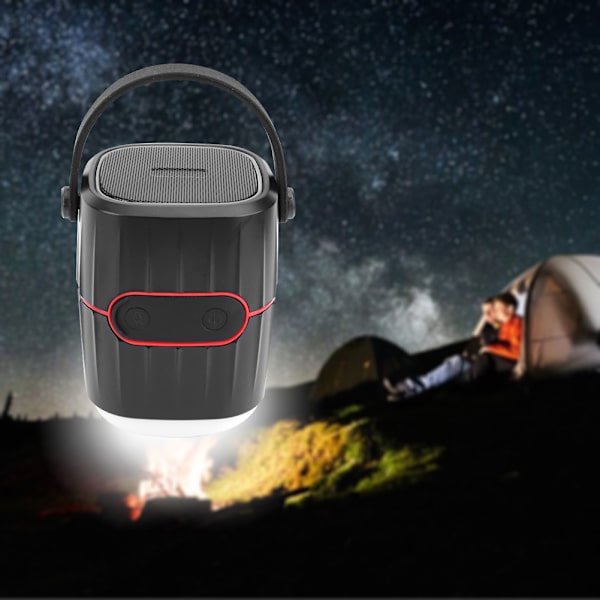 USB-laddningsbar vattentät LED-campinglampa Bluetooth