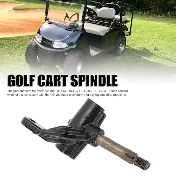 Golfvagnsspindel 601413 Vänster Förarsida Spindelmontering Ersättning för E‑Z‑GO RXV Bensin- och Elgolfbilar 2008 och framåt