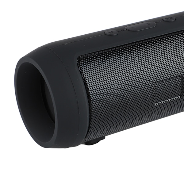 Portabel Bluetooth-högtalare FM-radio Inbyggd HD-brusreducerande mikrofon HiFi Tung bas Mini Bluetooth-högtalare för skrivbord Svart för E2mini