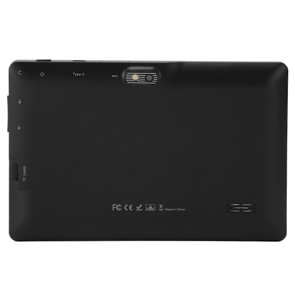 7-tums Barnplatta 2GB 32GB Quad Core-processor Dubbel Kamera 3D-design Småbarnsplatta med Skyddsfodral för Android 10 110‑240V Rosa EU-kontakt