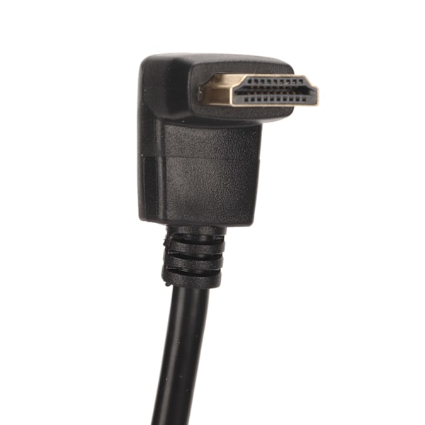 HD Multimedia Interface Förlängningskabel 90 Graders Vinkel TYP A Hane till TYP A Hona 1TF 3D 4K HDTV Splitter Switch