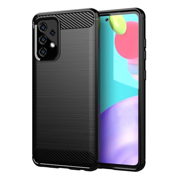SKALO Samsung A52/A52s Armor Carbon Stöttåligt TPU-skal - Fler f Svart