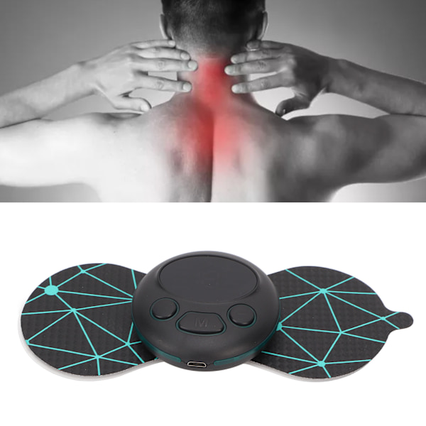 Muskelmassageapparat för fullständig kroppsavslappning, trådlös träningsapparat som använder EMS-teknik för bekväm hemterapi, miniportabel storlek för