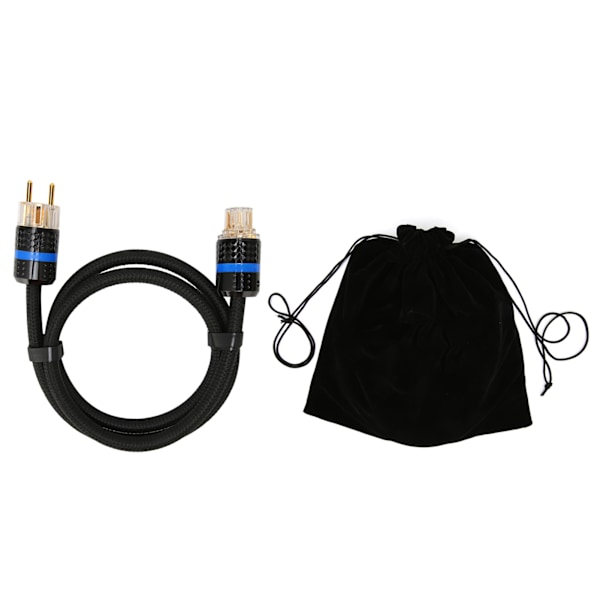 Monosaudio P903 Audio Strömkabel Kopparpläterad Silverpläterad Audio Strömsladd EU-kontakt 100-250V1M