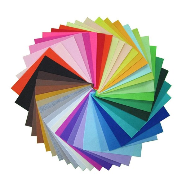 40 färger DIY färg nonwoven hantverk klass nålad non-woven