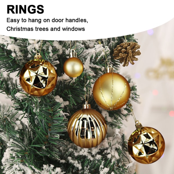 Christmas Balls Ornaments for Xmas Tree，Christmas Tree