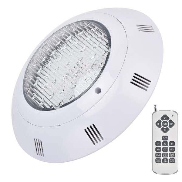 Vattentät LED-poolbelysning väggmonterad RGB 18 knappar