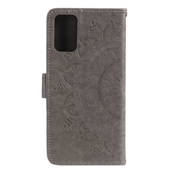 Samsung Galaxy S20 FE - Mandala Fodral - Grå Grey Grå