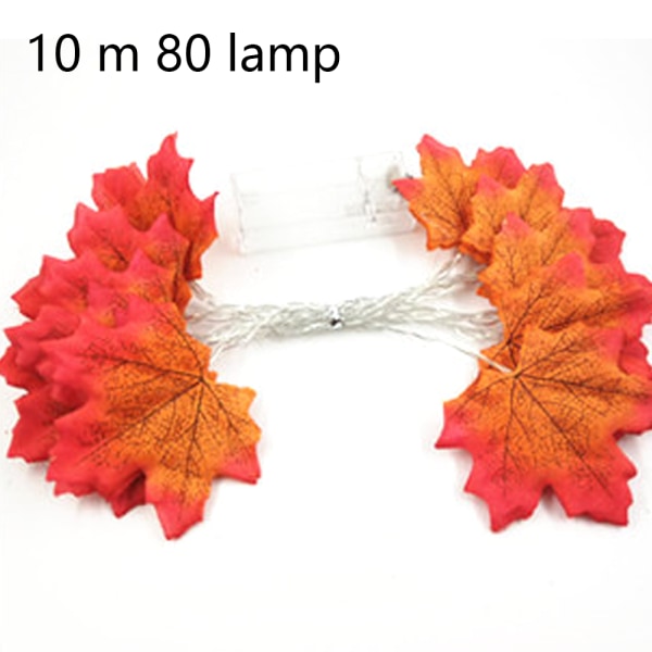 Fall Maple Leaf Garland Fairy Lights Waterproof String Lights