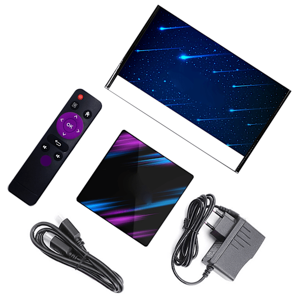 2G+16G H96 Max V11 TV Box EU-kontakt 100-240V