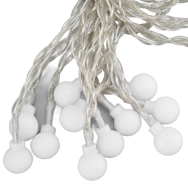 6M 40LED Globe String Light 2 Mode Vattentät Bröllop