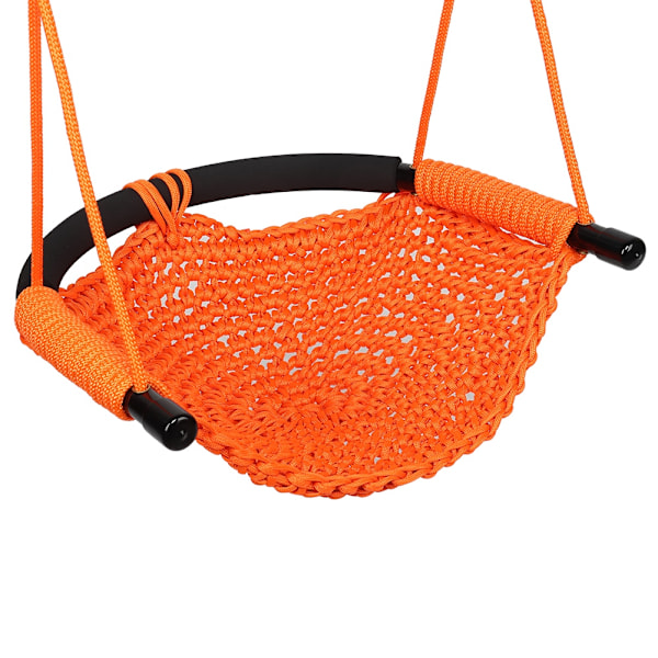 Inomhus Utomhus Gungsits, Halkfri Yta För Säker Lek, Kraftig Justerbar Höjd Design, Portabelt Och Bekvämt Material Som Andas (Orange)